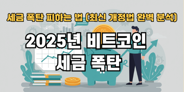 2025년 비트코인 세금 폭탄 피하는 법