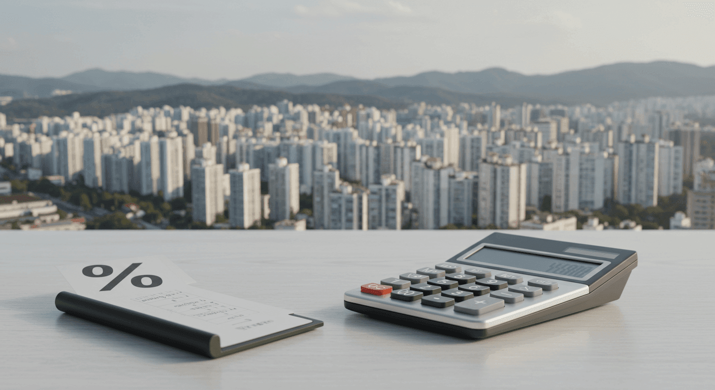 서울 규제지역 LTV 강화를 상징하는 사진