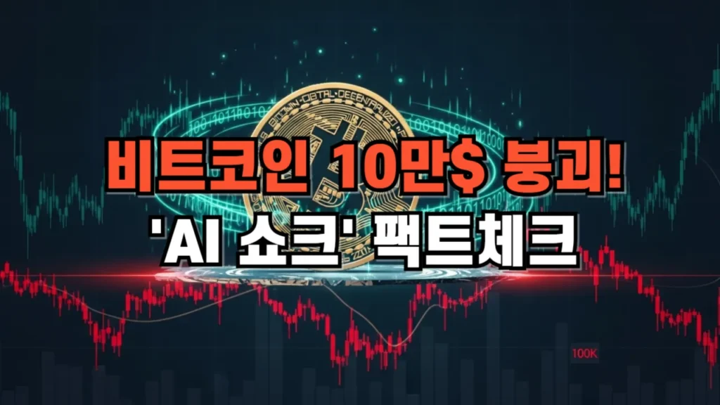 비트코인 10만$붕괴 AI 쇼크