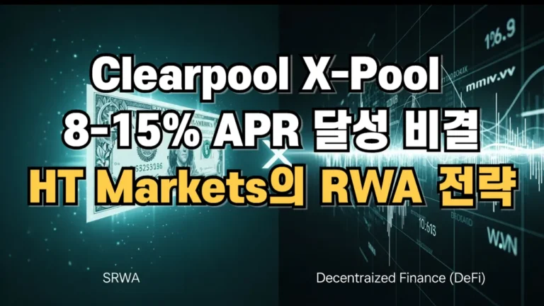 Clearpool X-Pool 8-15% APR 달성 비결, HT Markets의 RWA 전략