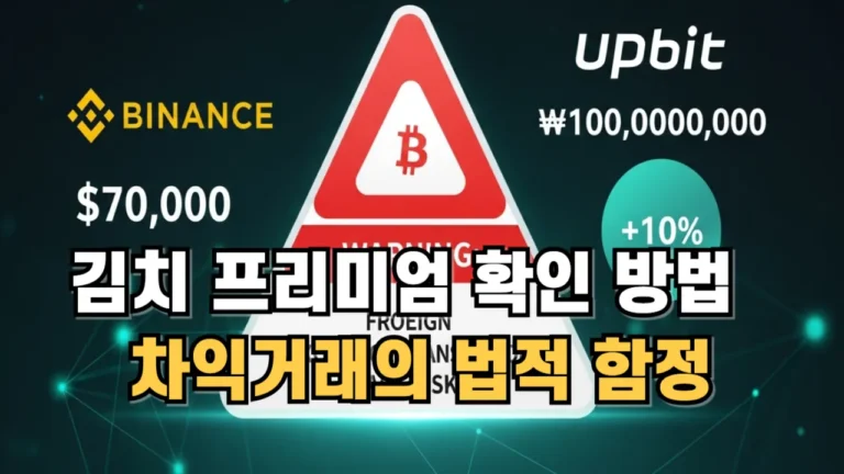 김치 프리미엄 확인 방법