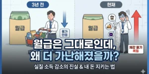 월급은 그대로 인데 왜 더 가난해 졌을까?