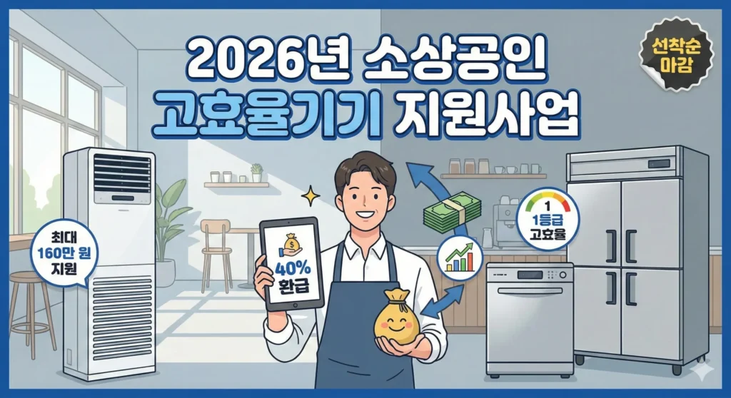 2026년 소상공인 고효율기기 지원사업