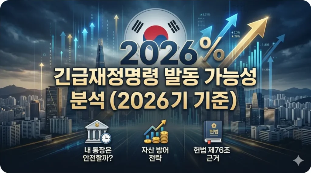 2026년 긴급재정명령 발동 가능성 분석