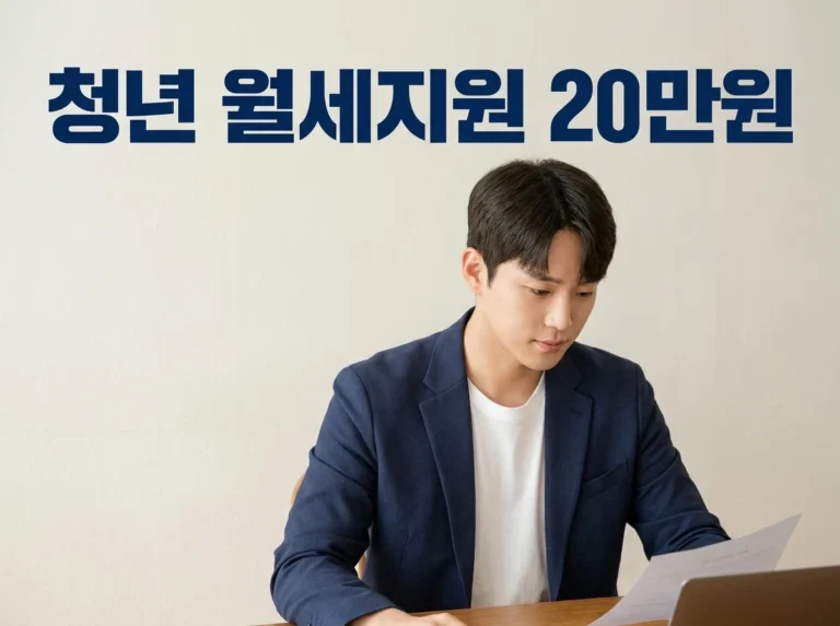 청년 월세지원 20만원 신청방법｜무주택 청년 조건 정리
