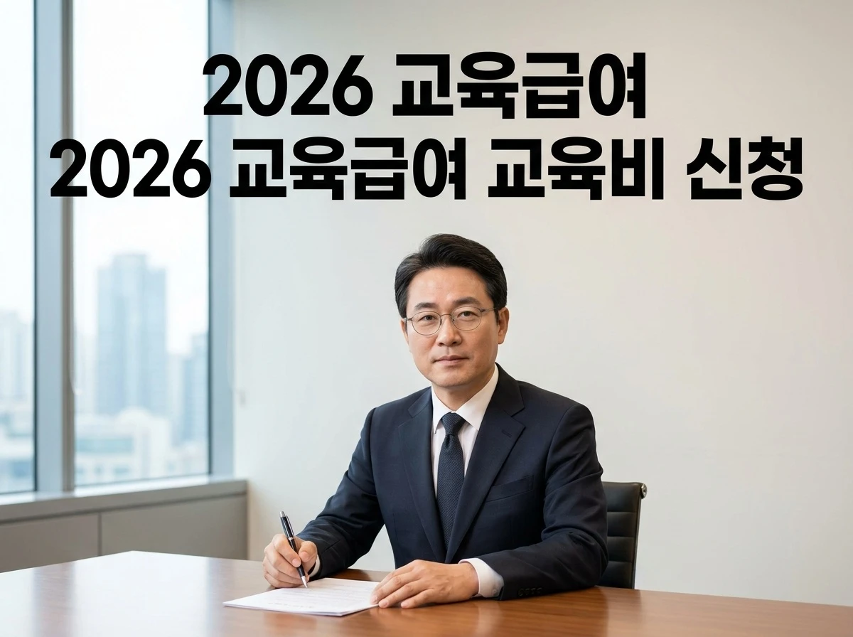 2026 교육급여 교육비 신청 안내