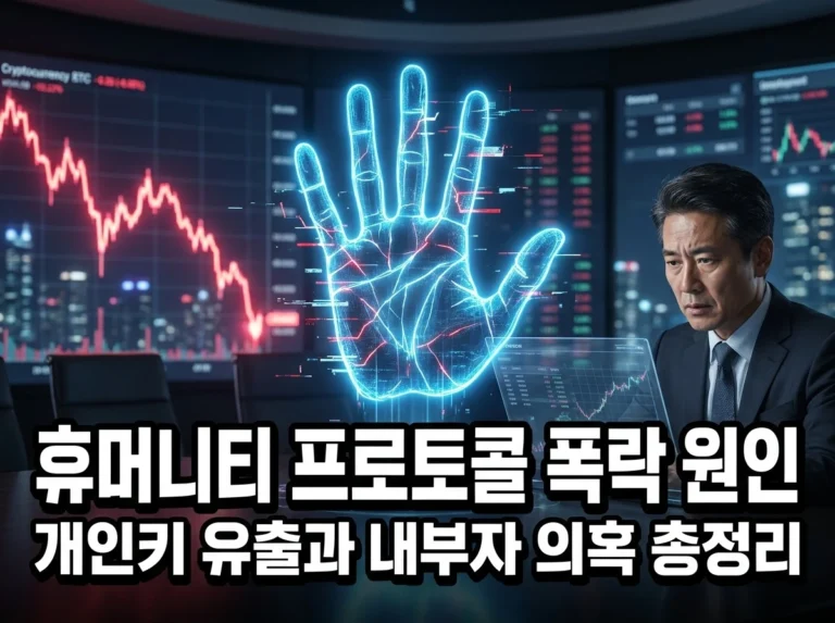휴머니티 프로토콜 H 토큰 폭락 원인 및 향후 전망 리스크 총정리