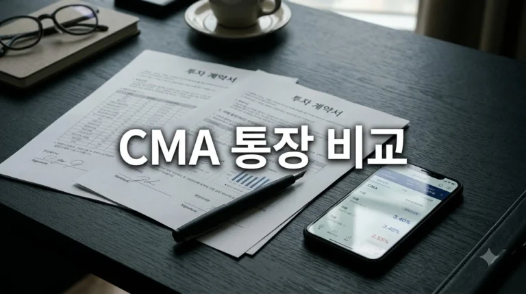 CMA RP형 MMF 차이: 통장 종류별 예금자보호 1억 기준과 수익률 선택 가이드
