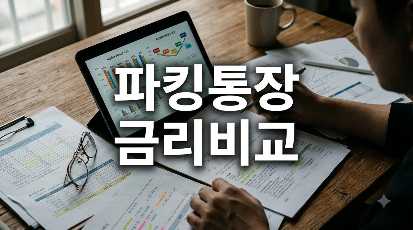 파킹통장 금리 비교 방법과 예치 한도 구간별 실효 수익률 분석 가이드